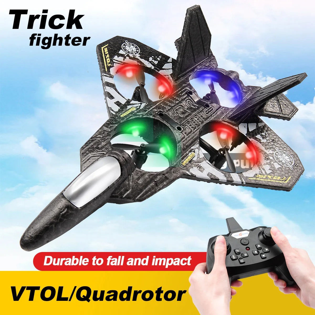 RC Stunt Jet With Remote Control